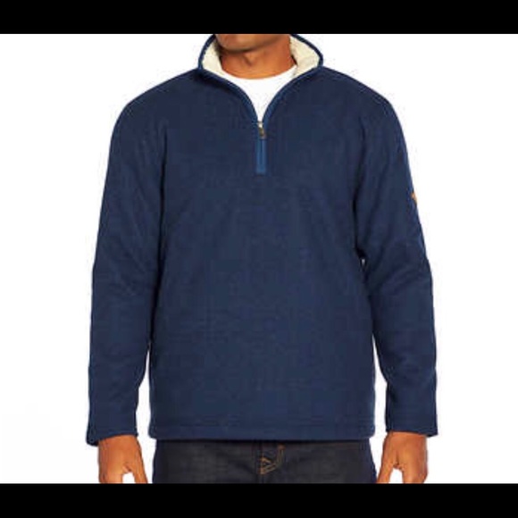 Men’s Orvis Fleece Lined Quarter Zip Pullover - Picture 1 of 4